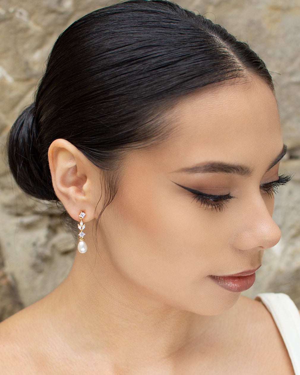 Tara Gold earrings by Windsor Bridal Jewellery