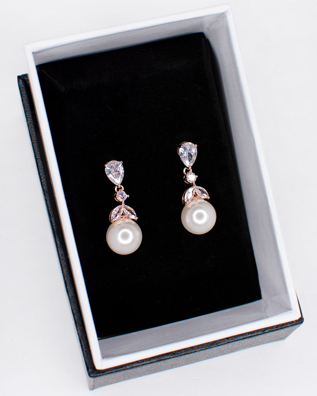 Betty Rose Gold bridal earrings — alternate view 4