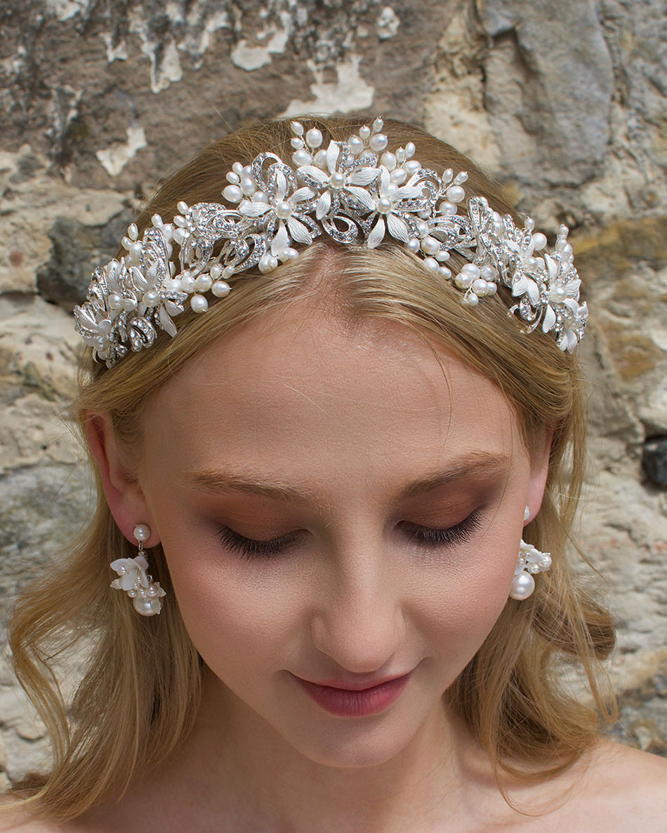 Jasmine Crown in Silver — alternate view 3