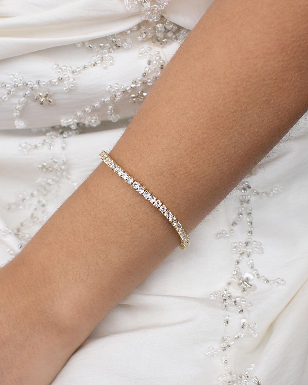 Valentina Gold bracelet by Windsor Bridal Jewellery