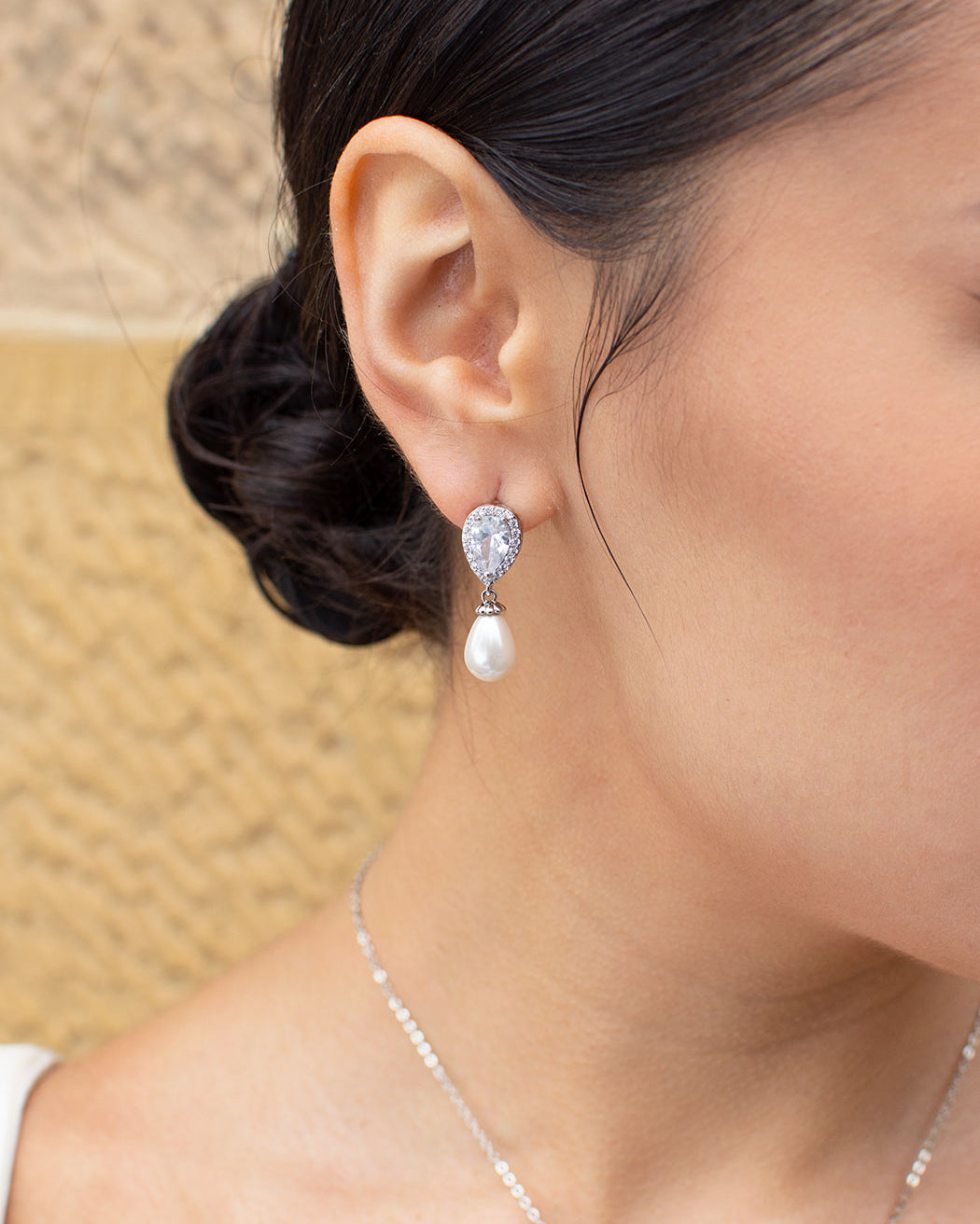 Cara necklace and earring set — alternate view 4