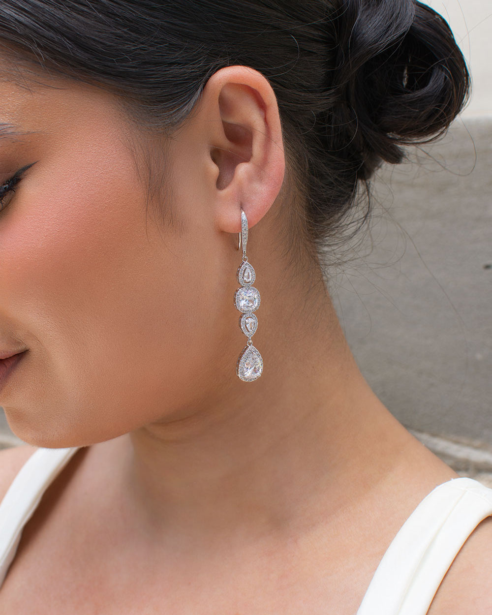 Montana Silver bridal earrings — alternate view 2