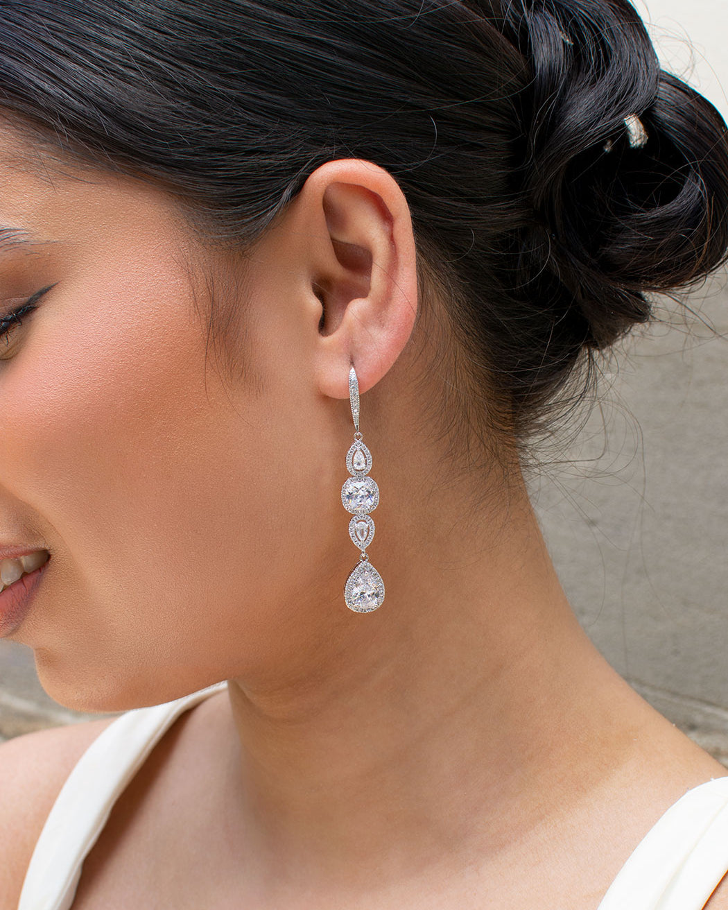 Montana Silver earrings by Windsor Bridal Jewellery