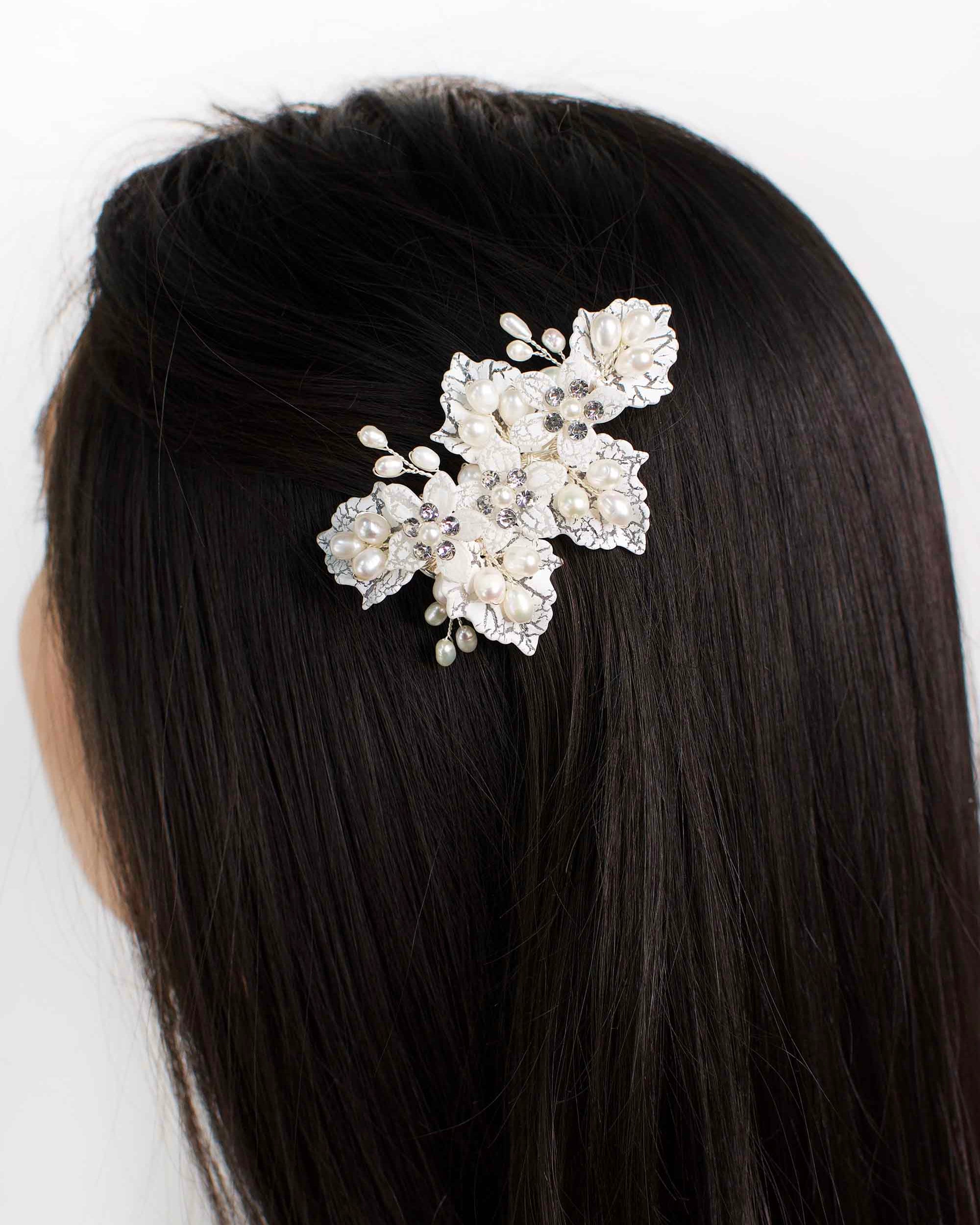 Dawn Silver comb by Windsor Bridal Jewellery