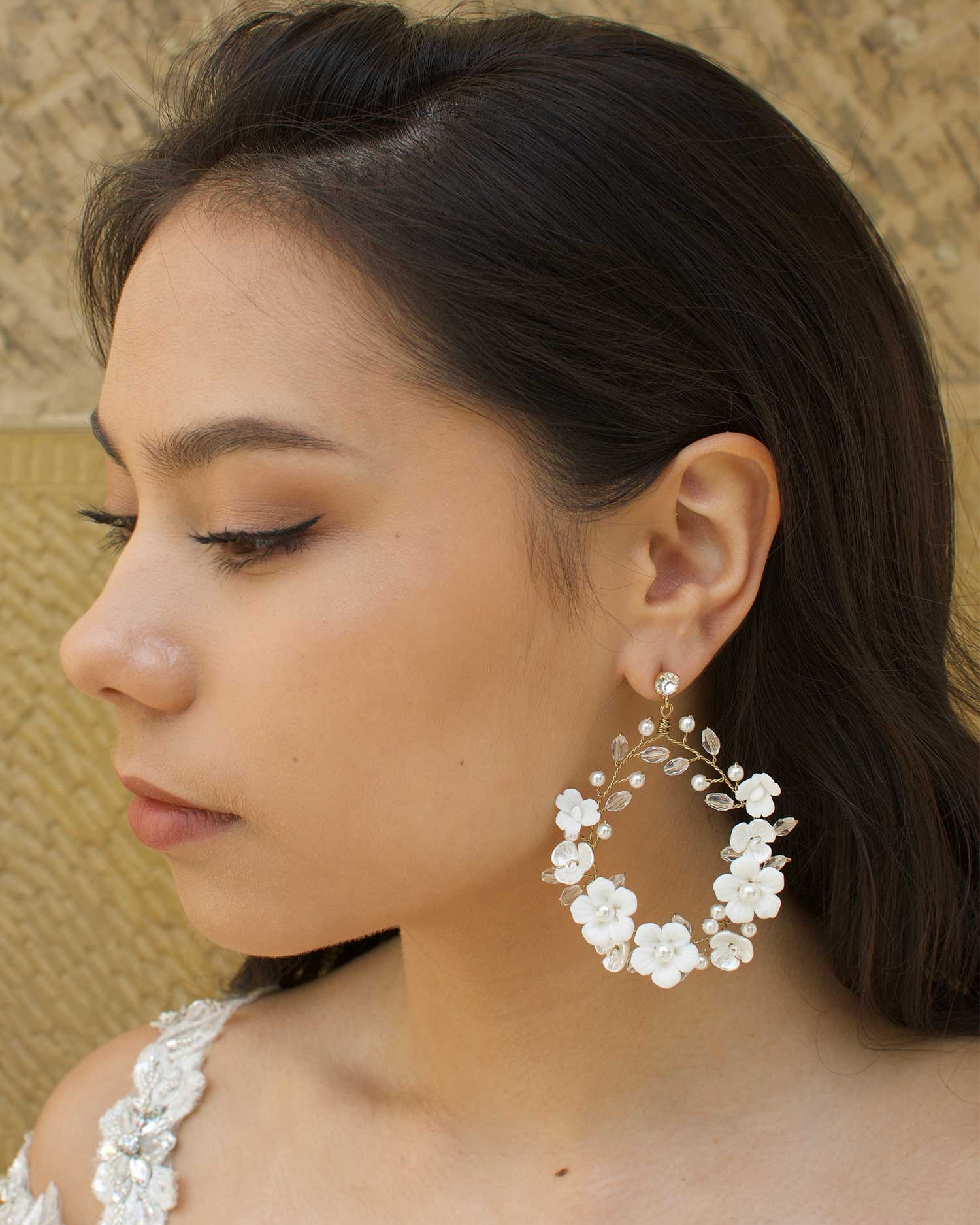 Ettie Gold earrings by Windsor Bridal Jewellery