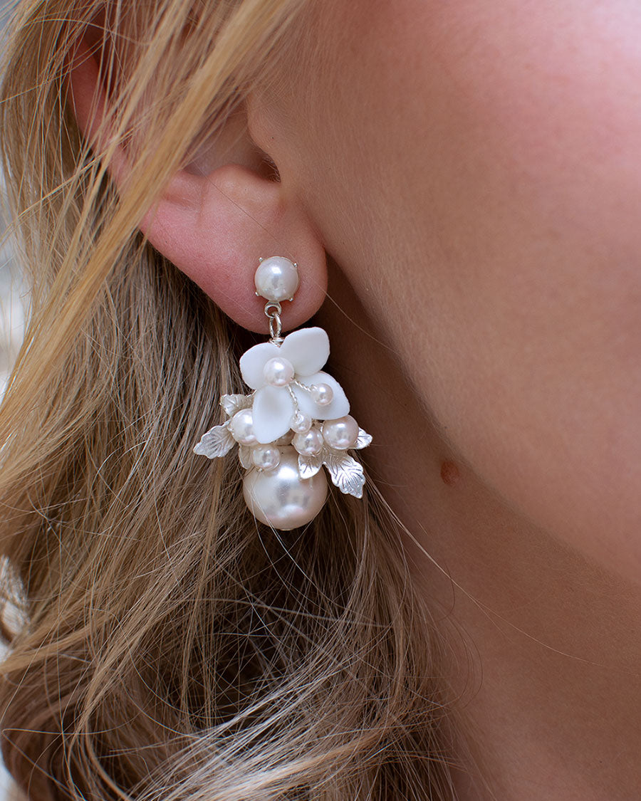 Galliano Silver earrings by Windsor Bridal Jewellery