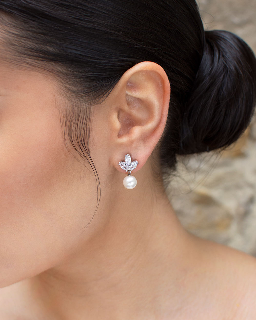 Frankie Silver earrings by Windsor Bridal Jewellery