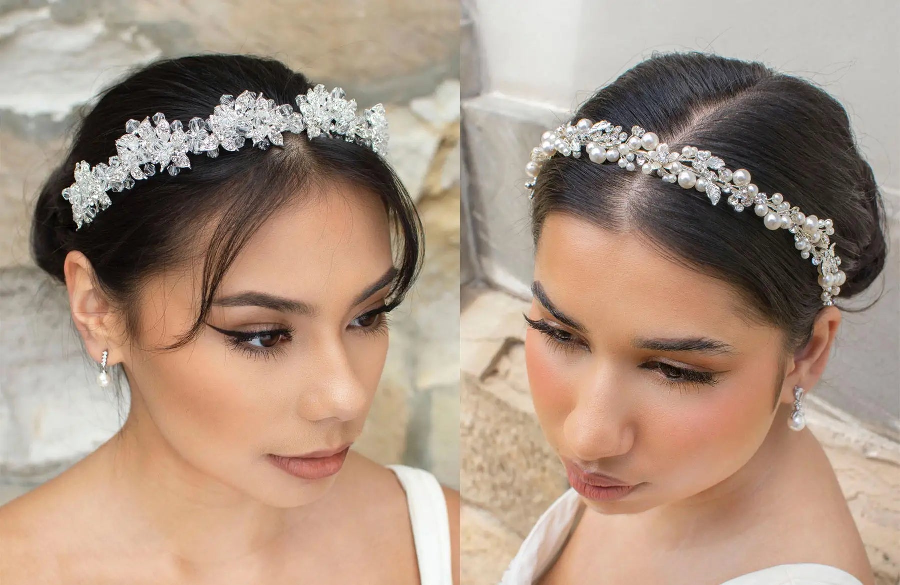 Bride wearing Windsor Bridal Jewellery - homepage banner